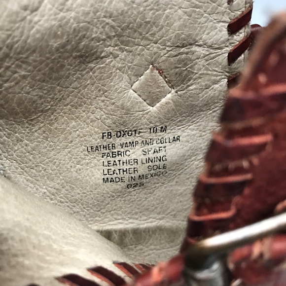 Freebird Oxote Quixote Blanket Leather Boots FLAW - Picture 6 of 8